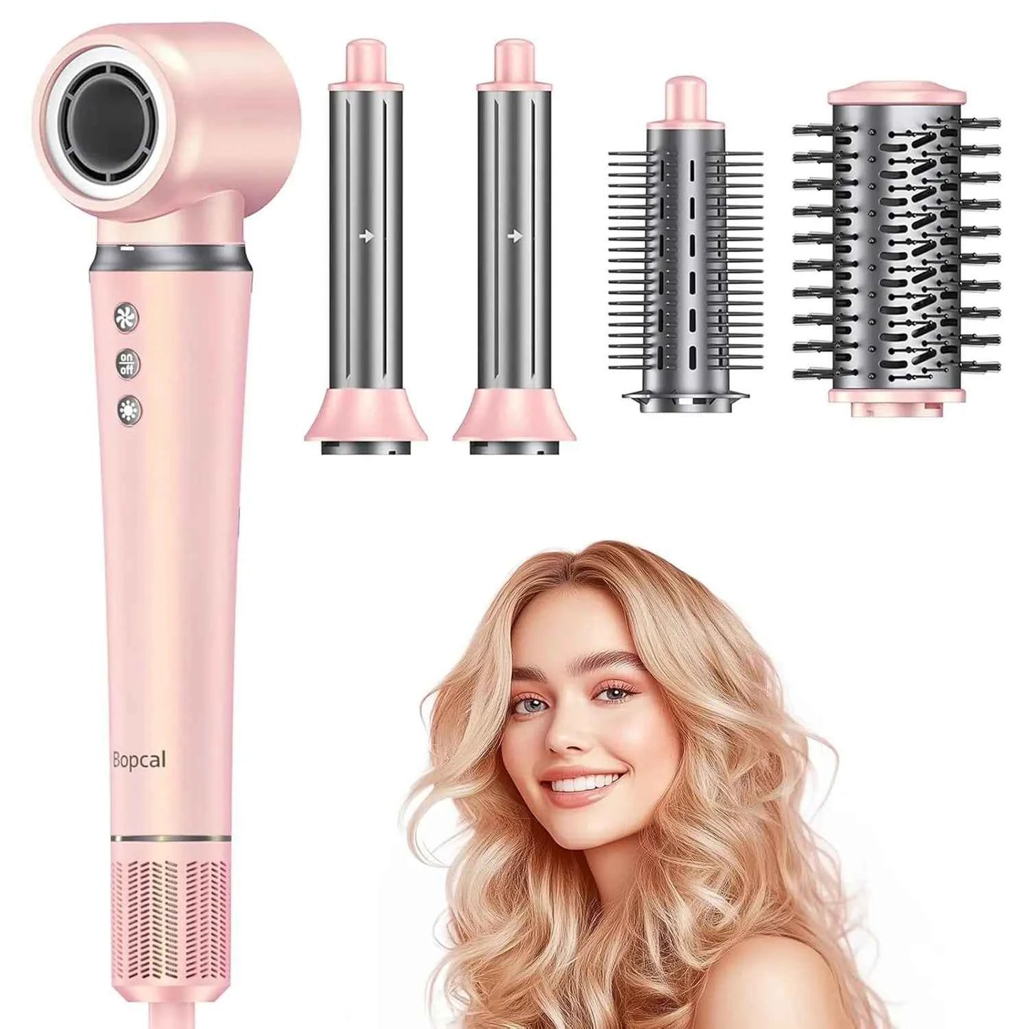 5in1 Hair Styler Dry Curl Straighten Shine