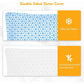 Shredded Memory Foam Pillows King Size Set of 2, Cooling Pillow Firm and Soft Adjustable for Side Back Stomach Sleepers