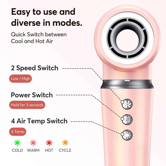 5in1 Hair Styler Dry Curl Straighten Shine