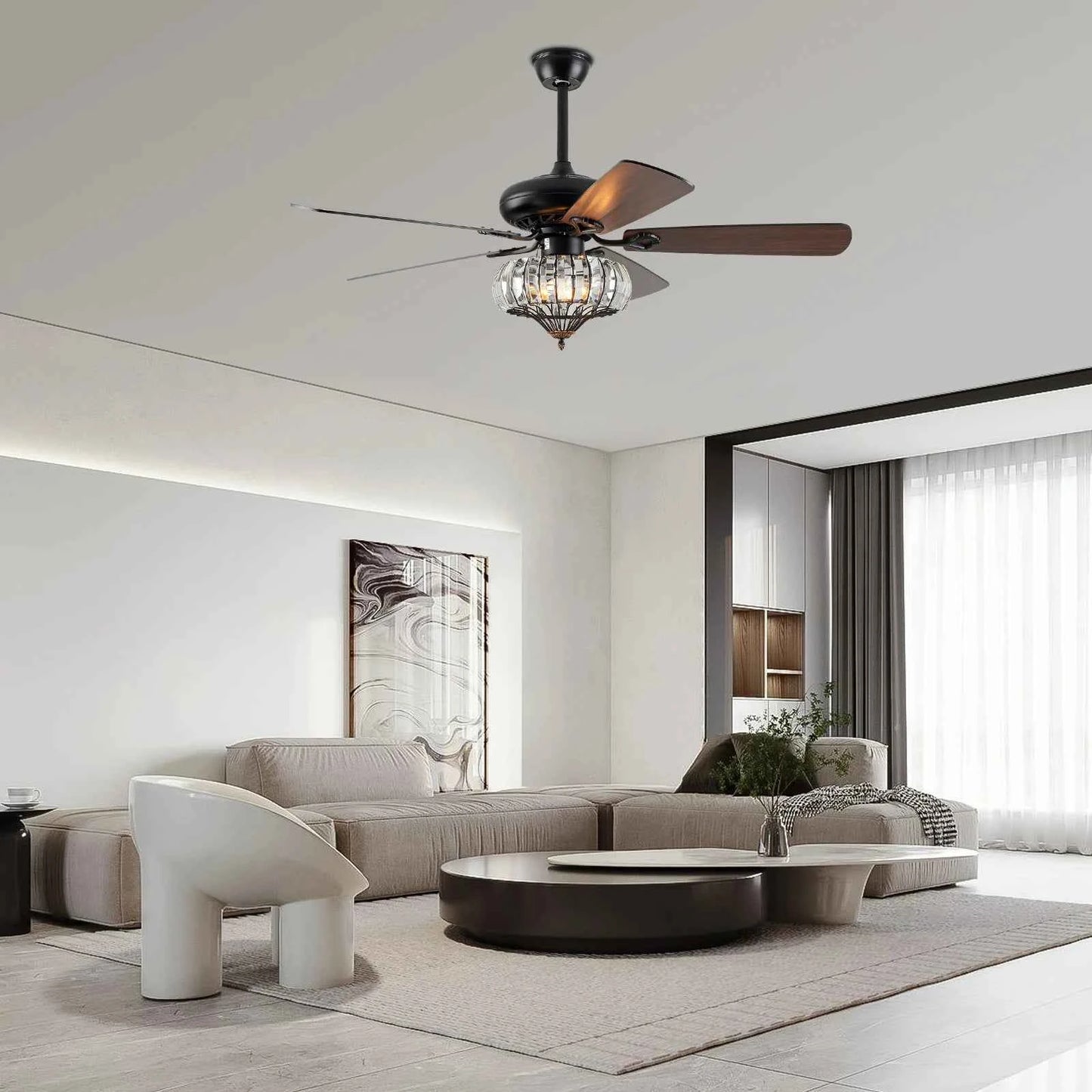 Smart Silent Ceiling Fan Light Modern Comfort