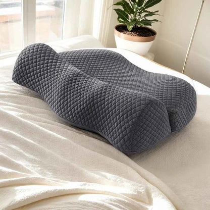 Cervical Pillow, Memory Foam Contour Pillow, Bed Pillows for Side Sleeper Ergonomic Orthopedic Sleeping Pillow