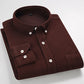 Men's Striped  Casual Long Sleeve Business Formal Plaid Shirt