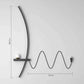 Modern Orb Wall Sconces Plugin Arc Lamps