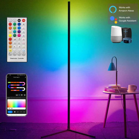 Smart Corner Lamp Modern Mood Lighting Vibrant  Dimmable