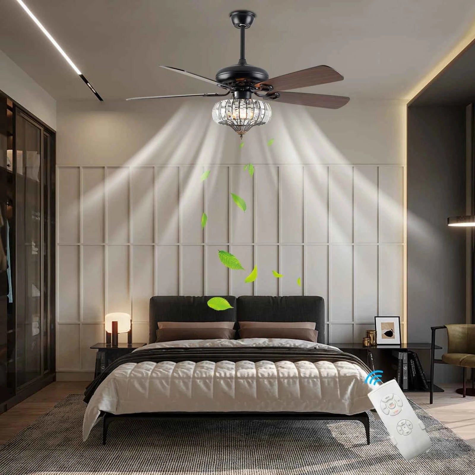 Smart Silent Ceiling Fan Light Modern Comfort