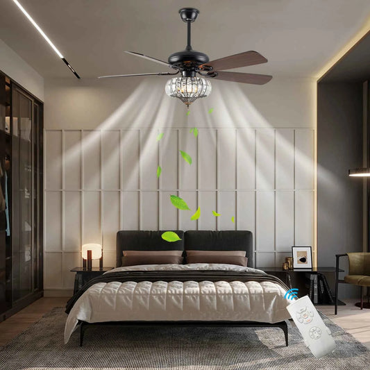 Smart Silent Ceiling Fan Light Modern Comfort