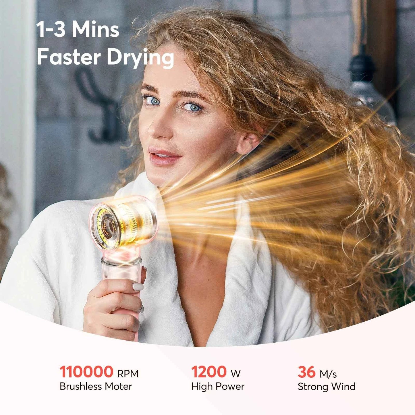 5in1 Hair Styler Dry Curl Straighten Shine