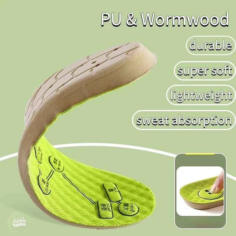 Soft Breathable Acupressure Insoles for Active Feet  Soft Breathable Sports Pads Soft Sweat-absorbing Deodorant Running Insoles