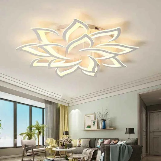 Modern Acrylic LED Ceiling Light Elegant Interior Lighting