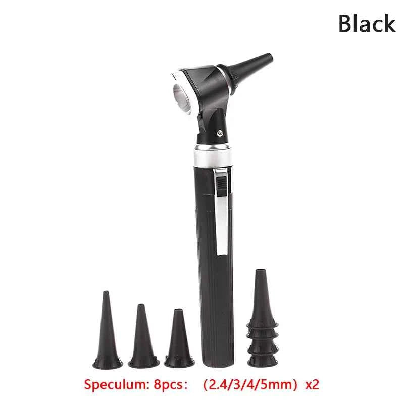 Portable Medical Otoscope Diagnostic Kit with LED  8 Tips