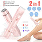 2025 Waterproof Mini Shaver Rechargeable DualHead Body Hair Remover