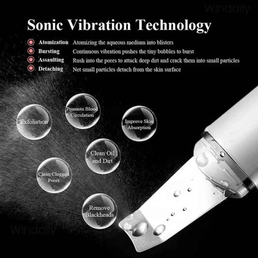 Ultrasonic Skin Spatula Clean Exfoliate Rejuvenate Your Skin