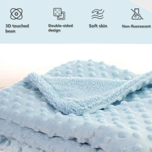 Soft Warm  Cozy Babys Winter Swaddle Set