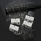 Zimonto - A Set Of 108 Elegant And Simple Imitation Pearl Geometric Heart Butterfly Star Stackable Rings, Earrings, Ear Studs, Necklaces, Bracelets, Fashionable Jewelry For Ladies, Suitable For Daily Wear, Parties, Vacations, Dates, And Holidays As Gifts (without B