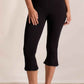 Side Slit Capris Leggings