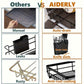 Comparison of Zimonto Aidarly Dish Rack with Auto-drain features vs manual dish racks highlighting rust and leaks
