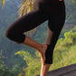Side Slit Capris Leggings