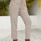 Ivy Lane Tied Printed Pants with Pockets