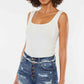 Kancan Distressed Button Fly Denim Shorts