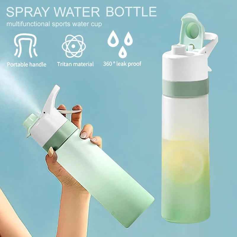 Generic Large Capacity Spray Water Bottle for Easy Hydration