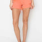 RISEN Full Size High Waist Ripped Denim Shorts