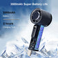 Zimonto handheld cooling device with 3000mAh battery for portable cooling needs
