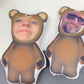 Zimonto Custom Bear Face Pillow - Fun & Personalized Decor