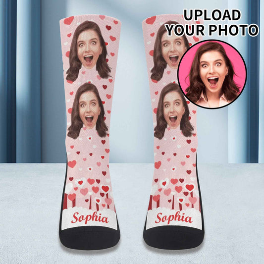 Zimonto Custom Photo Crew Socks – Personalize Your Style