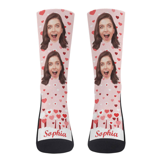 Zimonto Custom Photo Crew Socks – Personalize Your Style