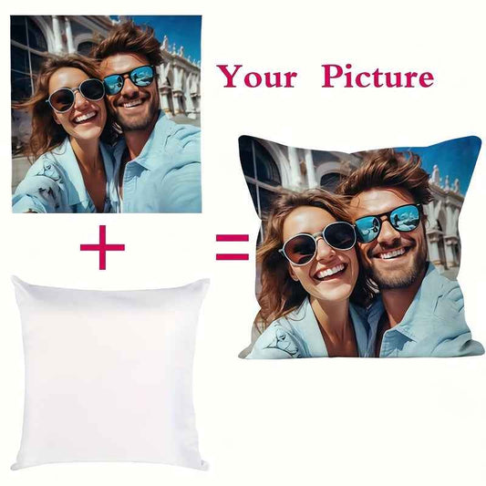 Zimonto Custom Photo Pillow Cover - Personalize Your Decor