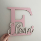 Zimonto Custom Wooden Name Sign - Personalize Your Space