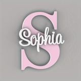Zimonto Custom Wooden Name Sign - Personalize Your Space