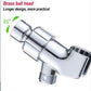 The Third Gear Adjustable Strong Supercharged Shower Head Household Bath Shower Hose Shower Head