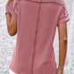 Mandy Striped Round Neck Short Sleeve T-Shirt