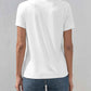 Smile Graphic Round Neck Short Sleeve T-Shirt