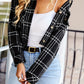 Zimonto - Womens Casual Plaid Flannel ButtonUp Jacket