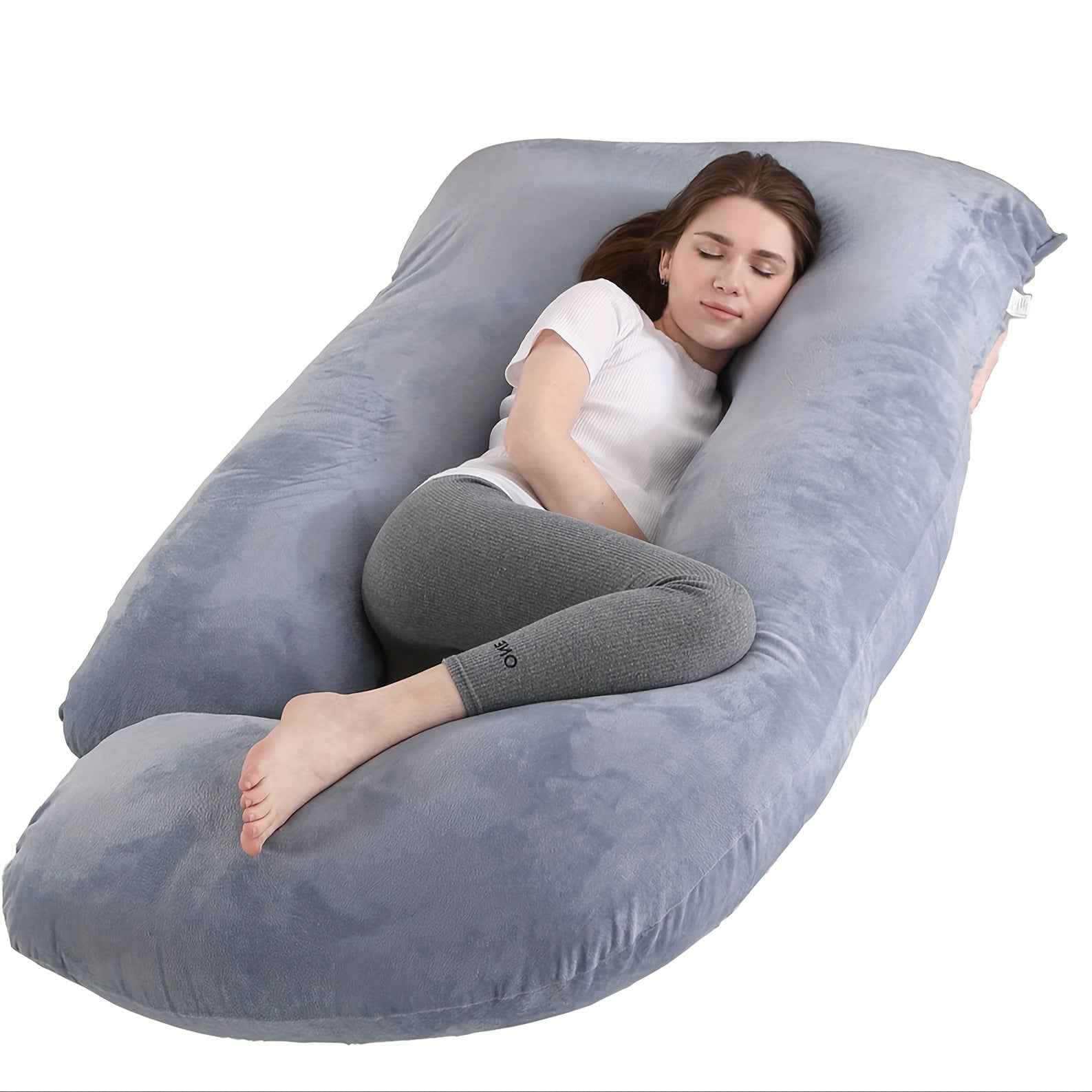 60 JShaped Full Body Pillow Ultimate Sleep Comfort