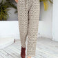 Ivy Lane Tied Printed Pants with Pockets