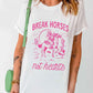 Graphic Round Neck Short Sleeve T-Shirt