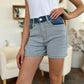 Judy Blue Full Size Color Block Denim Shorts