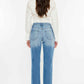 Kancan Distressed Frayed Hem Cropped Jeans