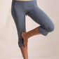 Side Slit Capris Leggings