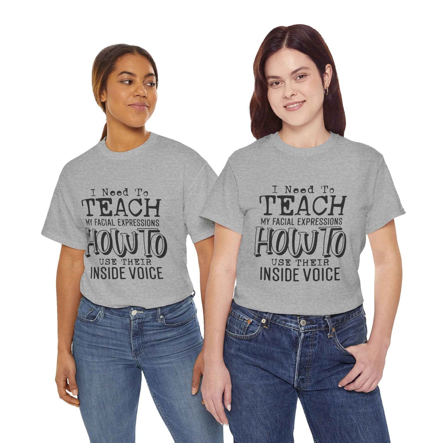 Funny Teacher Quote Unisex Heavy Cotton Tee