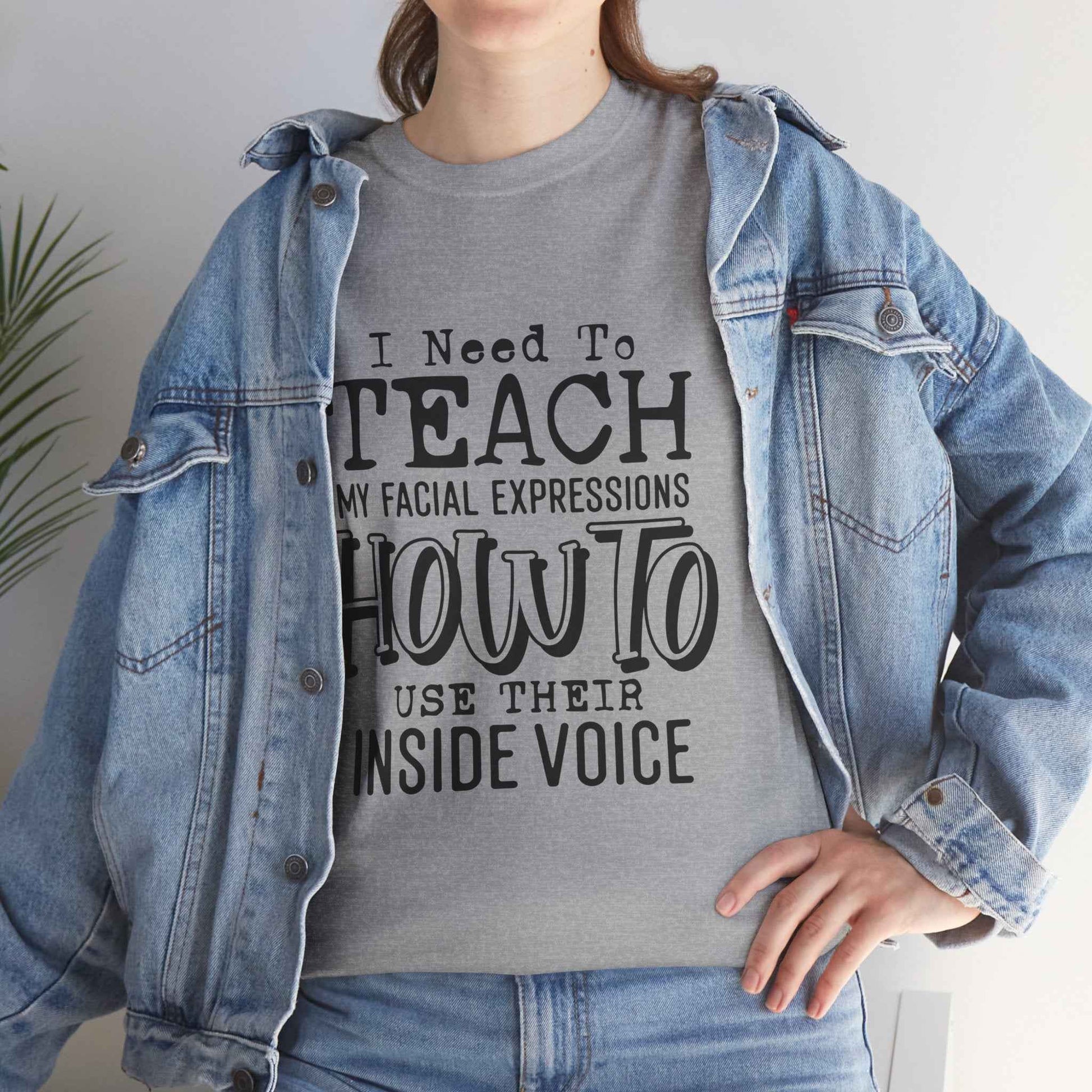 Funny Teacher Quote Unisex Heavy Cotton Tee