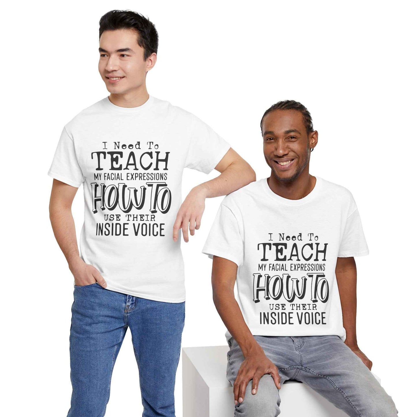 Funny Teacher Quote Unisex Heavy Cotton Tee