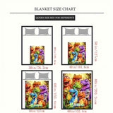 Zimonto Personalized Dinosaur Blanket for Kids