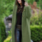 imms1k-9f - Womens AllSeason Hooded ButtonUp Knit Cardigan