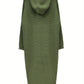 imms1k-9f - Womens AllSeason Hooded ButtonUp Knit Cardigan