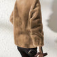 imms1k-9f - AllSeason Cozy Faux Fur ZipUp Jacket with Stand Collar