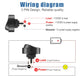 Wiring diagram for LED on off switch for RV with 3 pin design and reliable quality